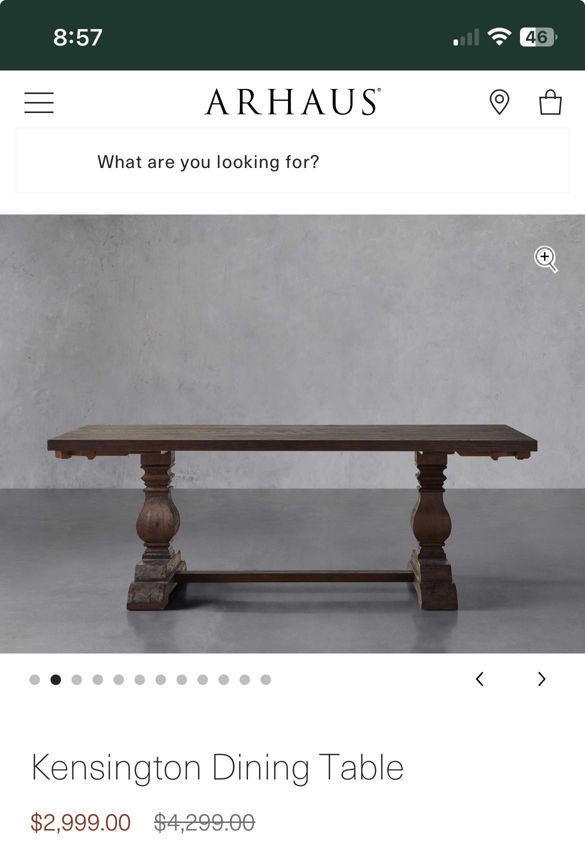 Arhaus Kensington Dining Table