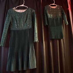 Mom And Daughter Matching Dress 