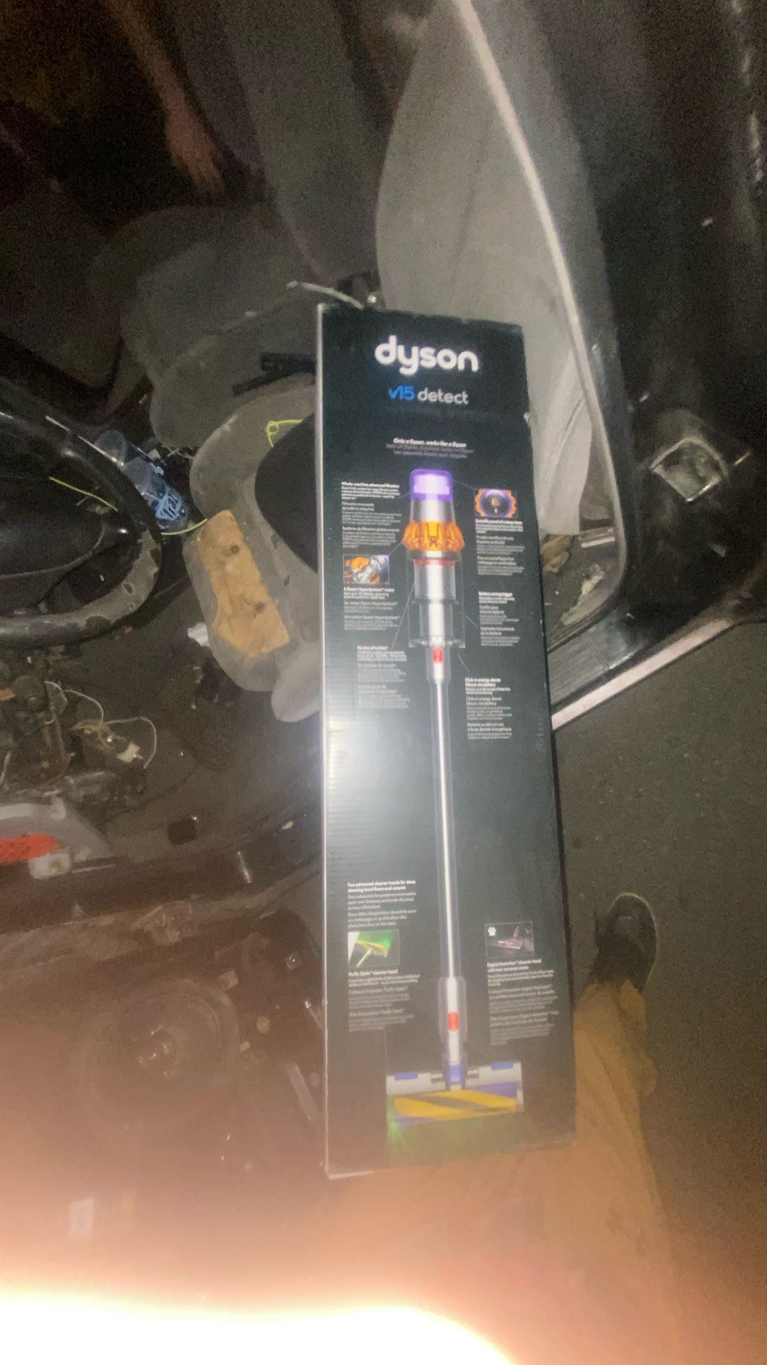 v15 dyson detect vaccum never used