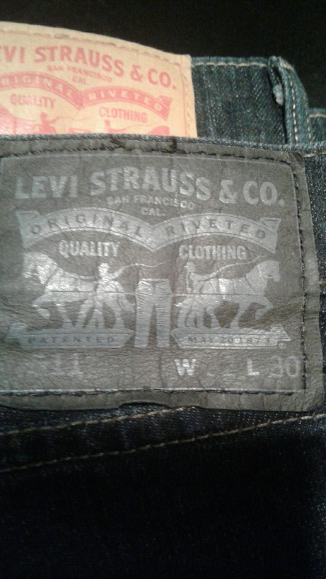 Levi skinny jeans