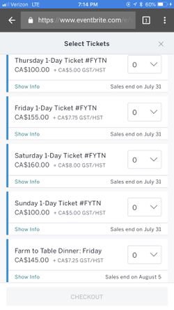 Wanderlust Tickets
