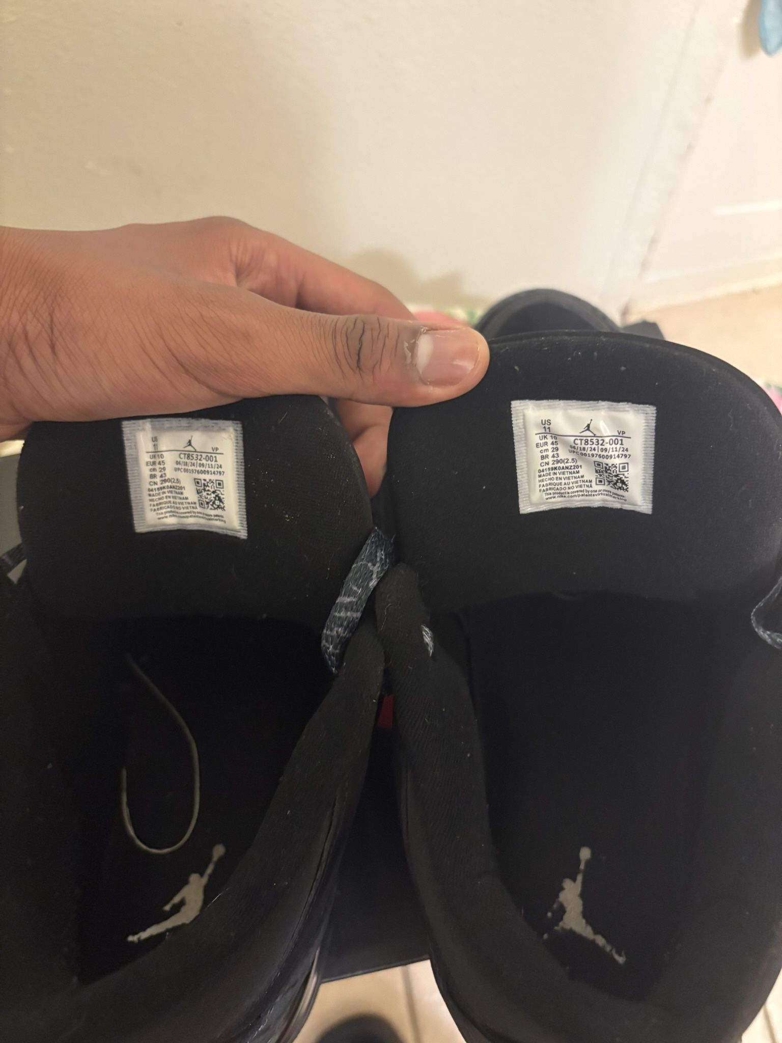 Authentic Jordan 3 black cat Size 11 Worn A Couple Times Trying To Get Rid Of Them As Soon As Possible. Throw A Price.