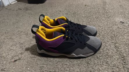 Jordan Low-Top Sneakers Gray Purple Yellow size 11