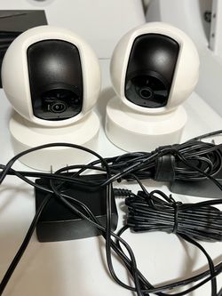 Set of 2 Kasa indoor pan tilt cameras