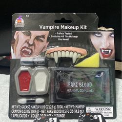 Halloween Vampire Kit $5 But Tubes Of Fake Blood $1 Each