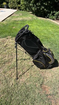 Black and Yellow Carry Golf Bag