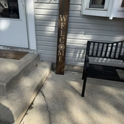 ✨ Handcrafted 5-Foot “Welcome” Porch Sign ✨