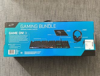 Gaming bundle - headphones, keyboard, mouse-pad NEW