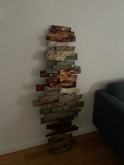 Abstract Metal Wall Sculpture Art Piece