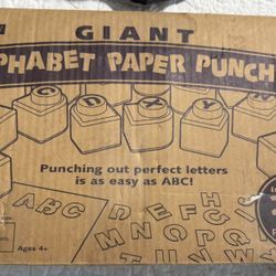 Alphabet Paper Punches