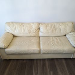 Leather Sofa, Love And Recliner For Sale.