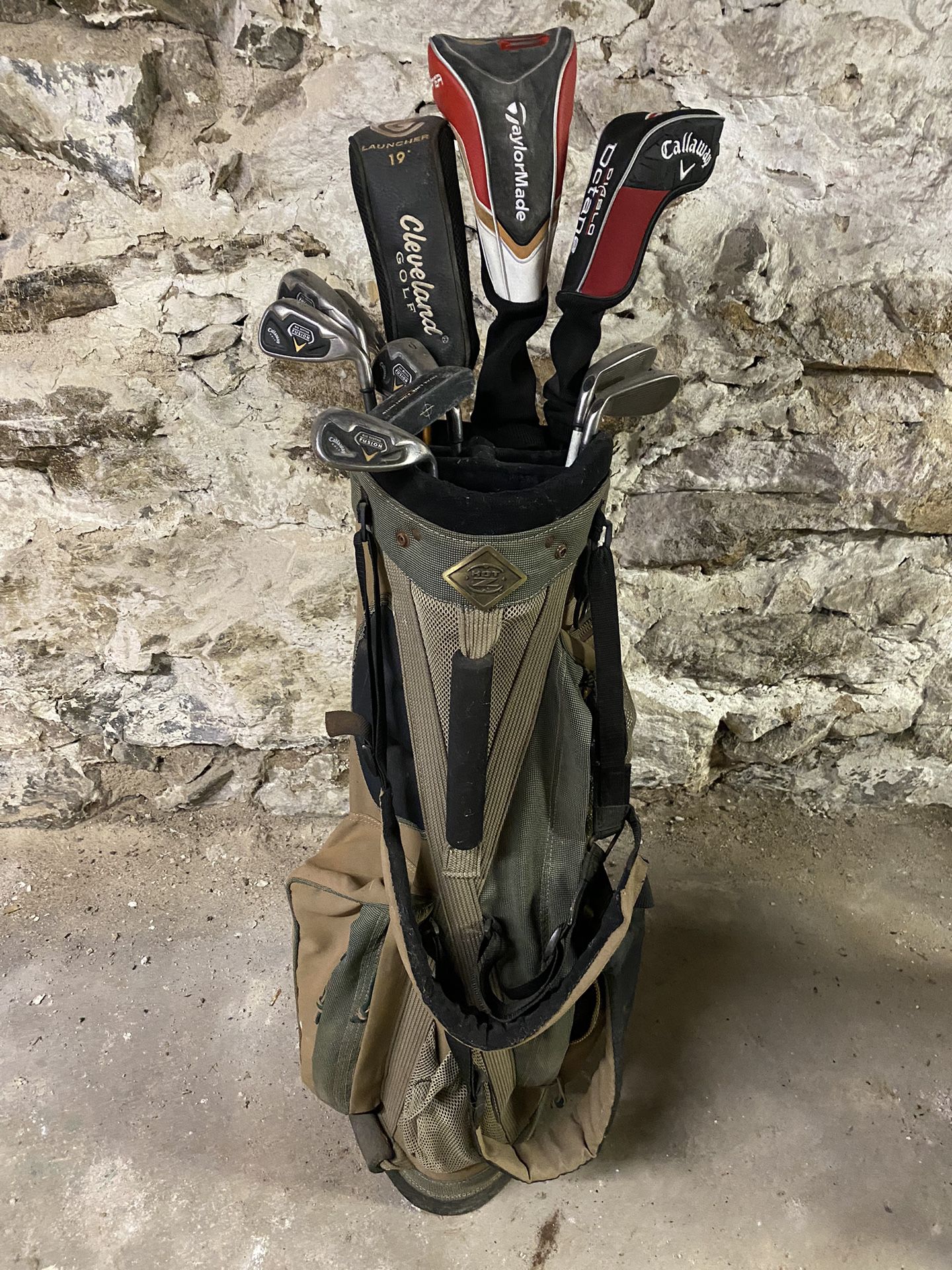 Golf Clubs Set! Top Flight➕ Golf Irons, Drivers, Putter & Bag