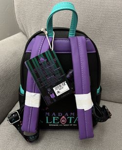 NWT! Loungefly | Disney Madame Leota Glow in Dark Mini Backpack Haunted Mansion! Glow-in-the-Dark Madame Leota Loungefly Mini Backpack  main image 4