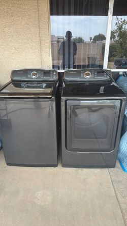 Lavadora y secadora. Samsung extra grande.