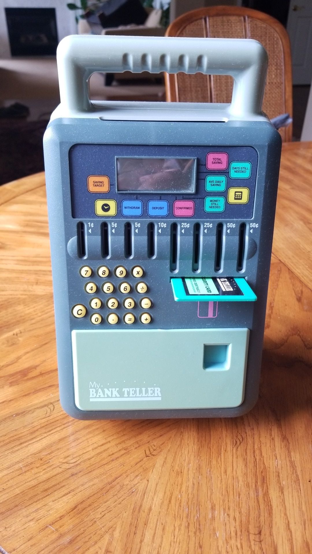 My...BANK TELLER toy from the 90's