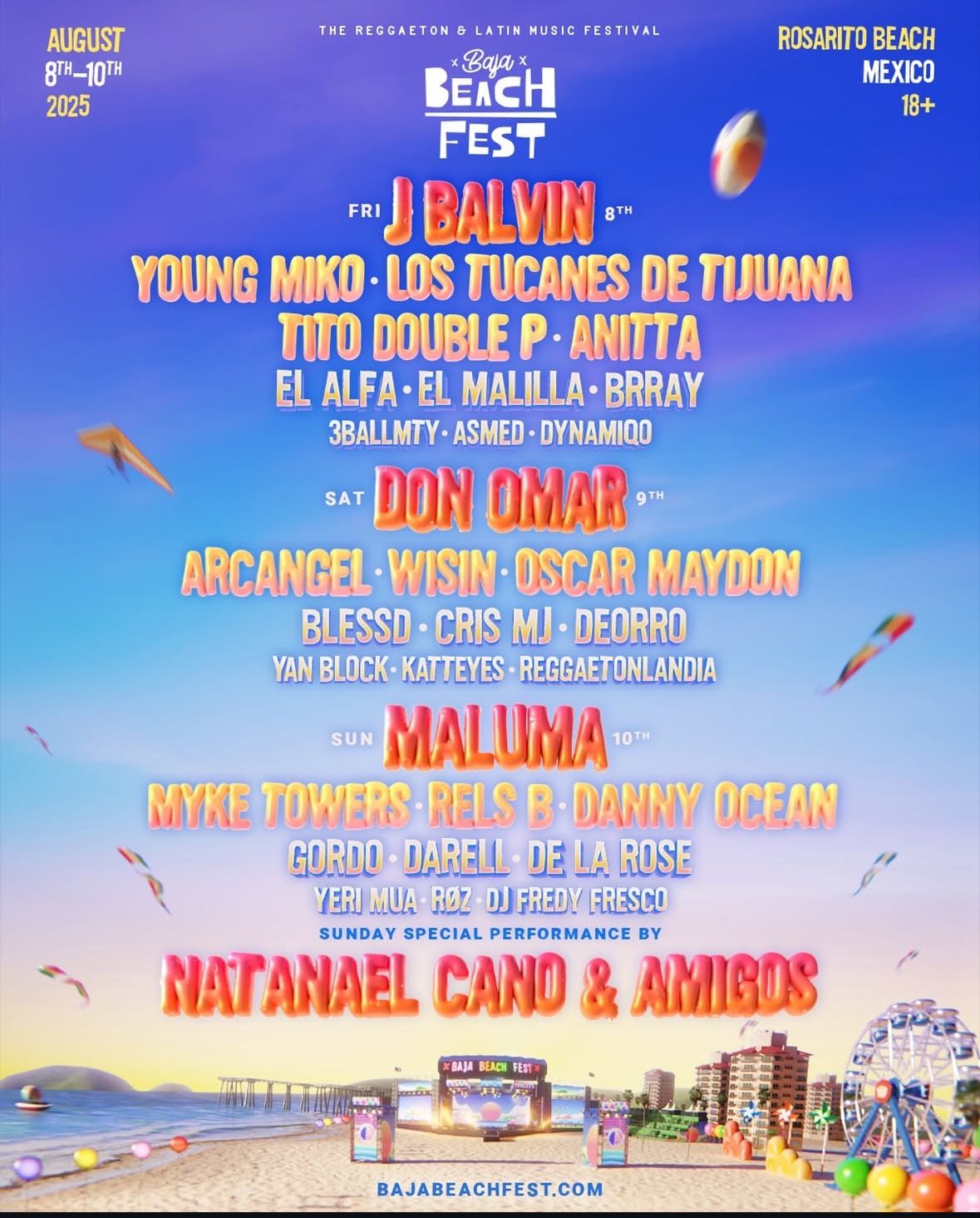 Baja Beach Fest GA Wrist Band