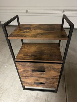 Two drawer side table