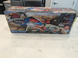 Air Hogs Adventures Police Patrol Helicopter Playset