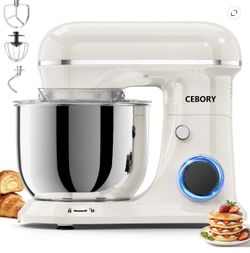 Brand New in sealed box 4QT Stand Mixer – 10 Speed, 3 Attachments