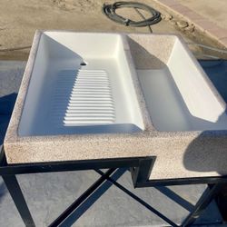 Lavaderos Nuevos Granito Con Base