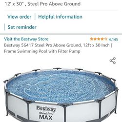 12x30 Pool With Filter System
