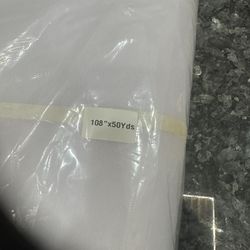 Tulle Roll Of 50 Yards , 108” Wide . Ideal For Wedding Decorations 
