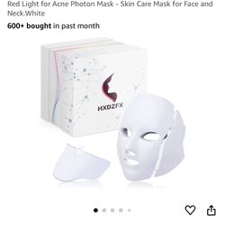 LED FACIAL LIGHT THERAPY MASK-Led Face Mask Light Therapy, 7 Led Light