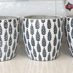 Allen + Roth Ceramic Planters Lot(6)