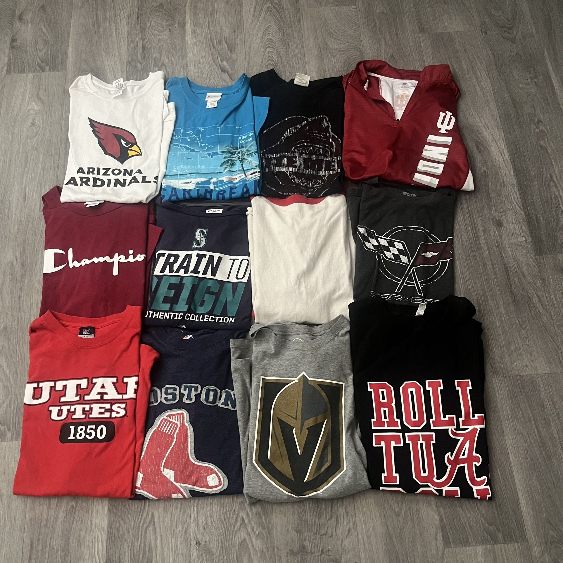 Mens XL T Shirt Bundle 12 Shirts