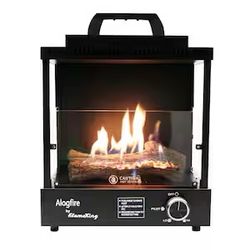 ALOGFIRE Propane Ambiance Log Fireplace Heater, Clean and Smokeless, 8,200 BTU. New In Box 