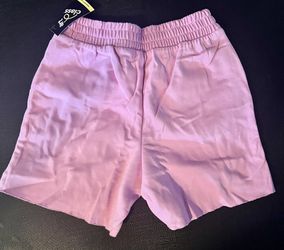 Girl Shorts,  art class Pink fleece  shorts, girls Large 10/12