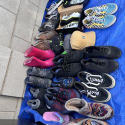 lote de bolsas y zapatos 