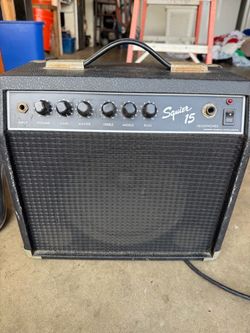 Squier 15 amplifier