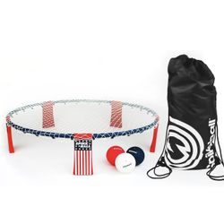 Spikeball Weekender Stars and Stripes Roundnet Set Yard Game Team New