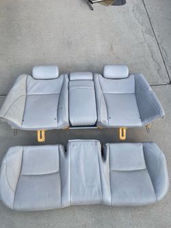 2007 Lexus es 350 rear seat set