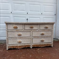 Dresser and full size headboard