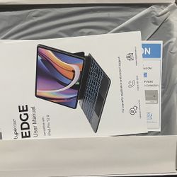 🔥Edge Typecase 12.9 Inch iPad 5th, 4th, & 3rd Gen with Tracepad (Pearl Black) 