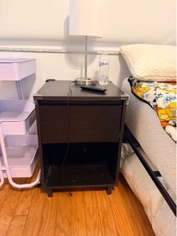 Dark brown/ Black night stand