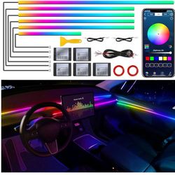 Chasing Music Sync Neon Car Ambient Lighting Kits