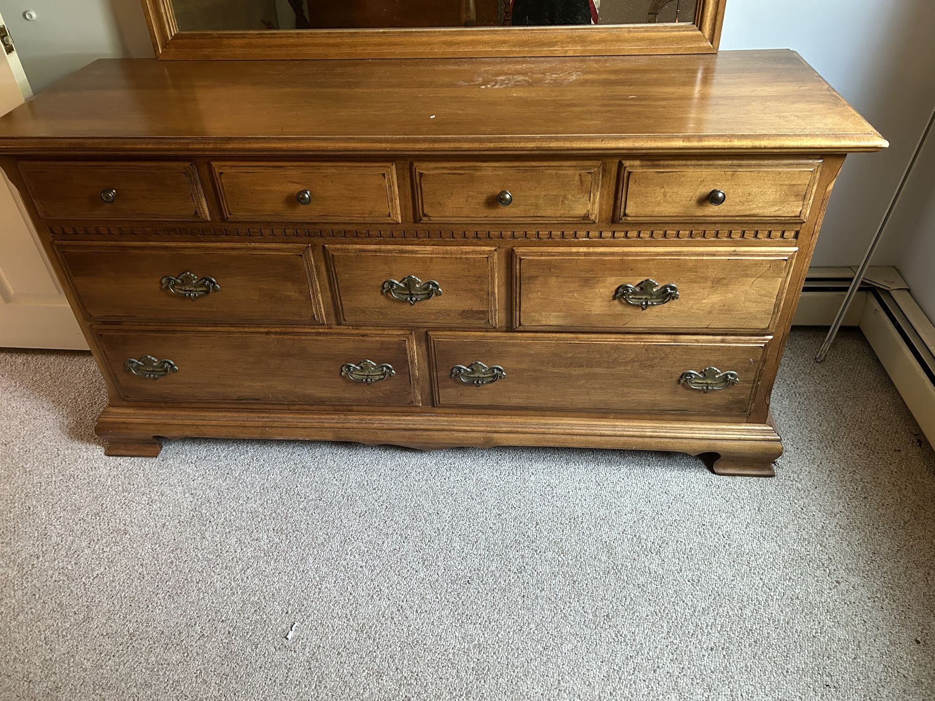 Brown Dresser Mirror
