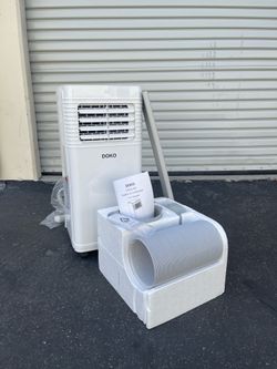 8,000 BTU Portable Air Conditioner with Remote Control, AC Unit, Dehumidifier, Fan, for Room up to 200 Sq.Ft