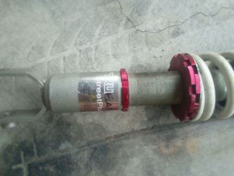 Coilover shocks lower your car make your suspension tight