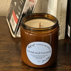 Natural Soy Candle - Santal & Coconut 