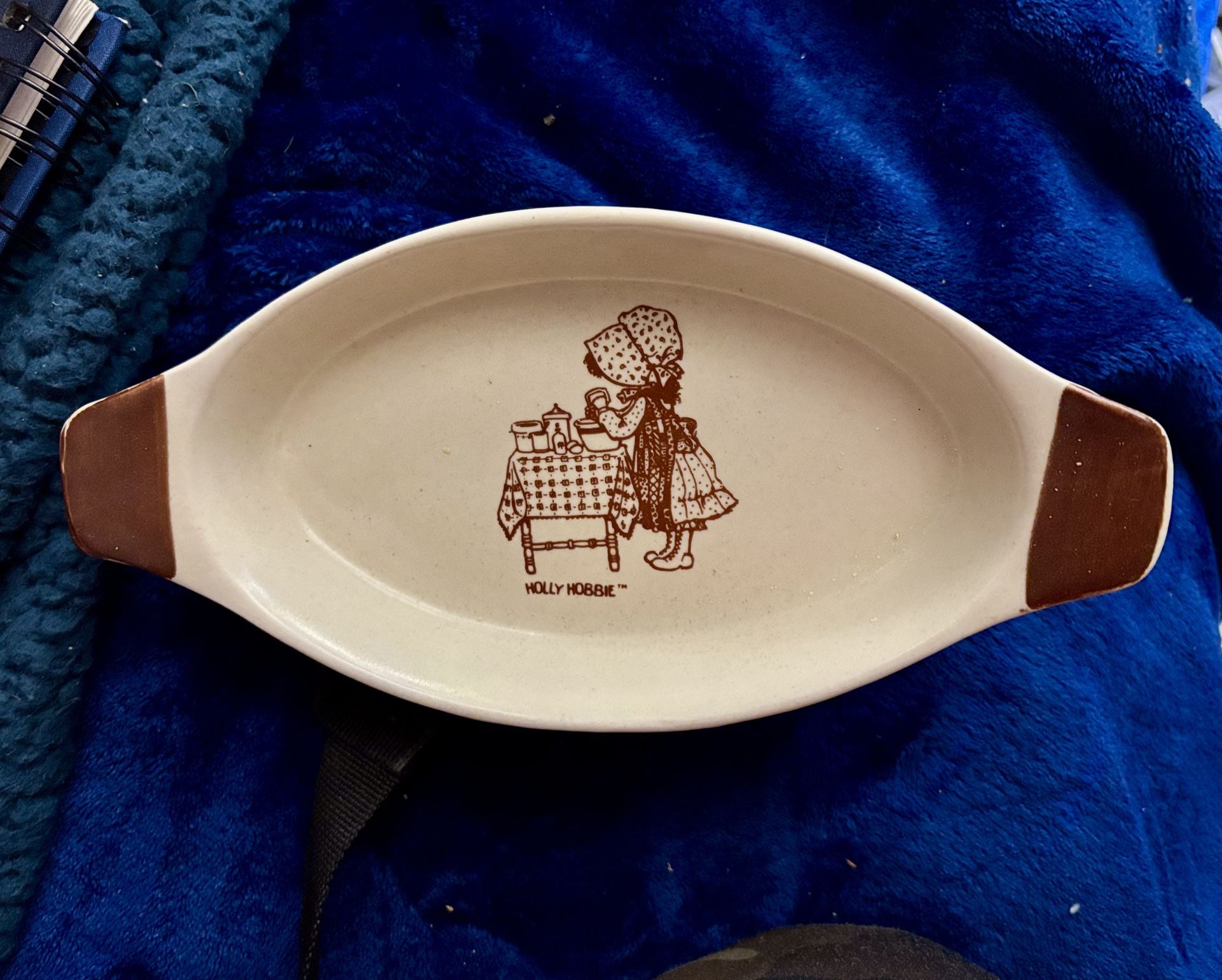 vintage 1970s holly hobbie oven proof baking dishes x3 $10 each