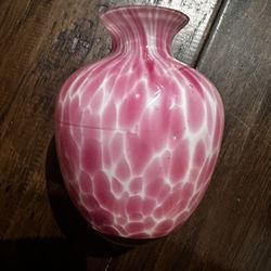 Two GORGEOUS hand Blown Vases