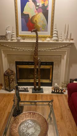 6 Foot Decorative Giraffe 
