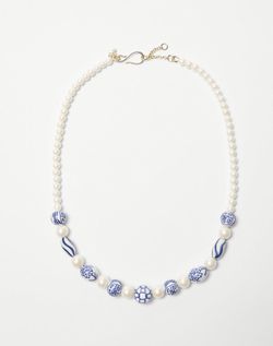 Ann Taylor Pearls Beaded Necklace