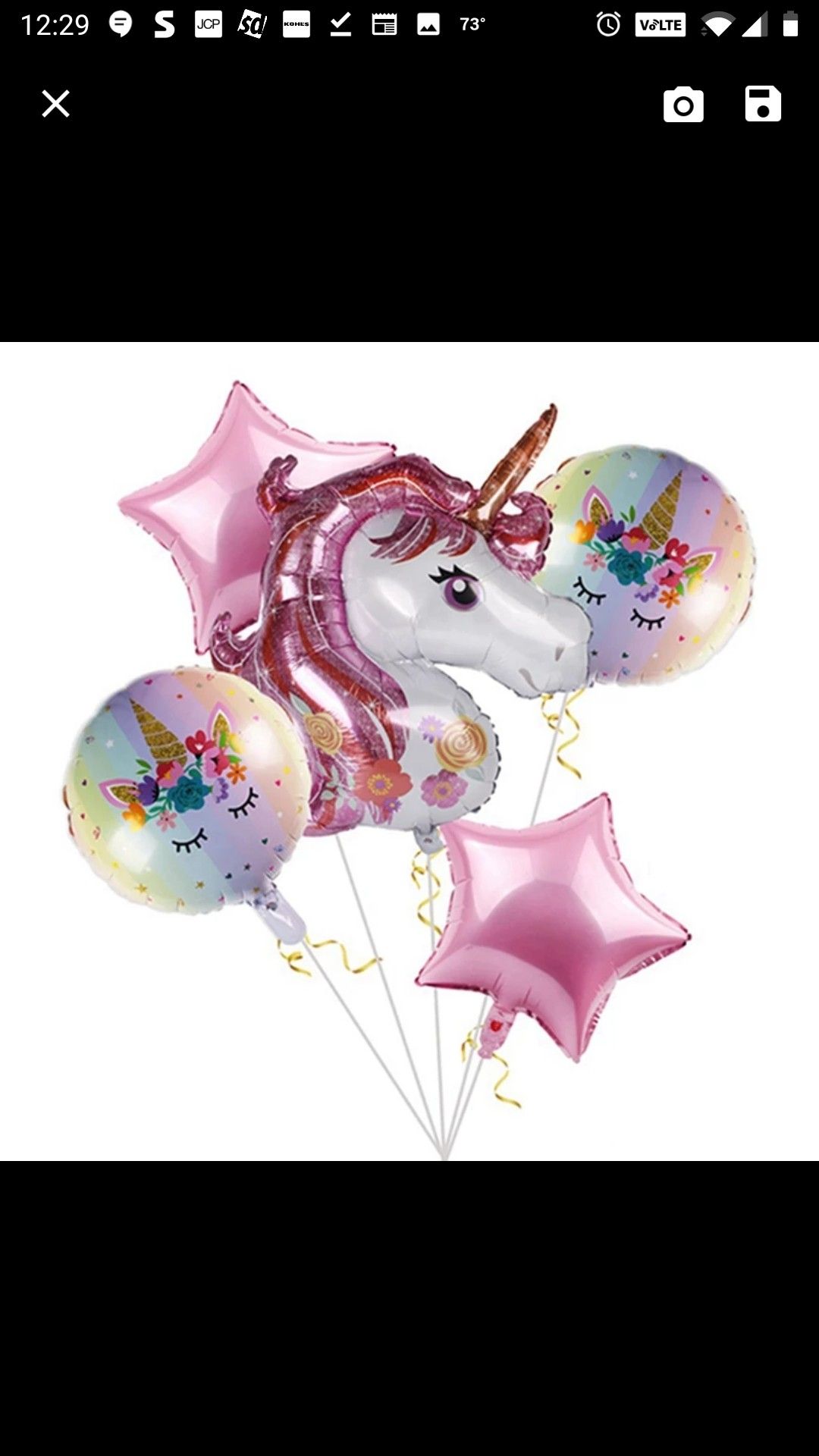 Unicorn balloon 6