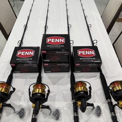 New Penn Spinfisher 8500 on Billfisher 7’0” 17-40lb Rods 