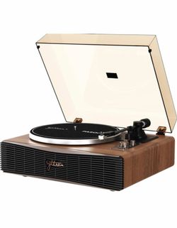 Paron Vinyl Record Player,Bluetooth Turntable,Built-in Speaker